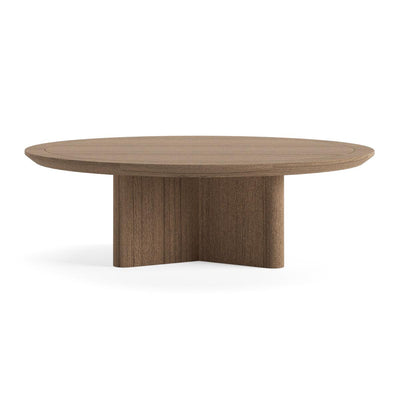 Balmain Teak Round Coffee Table-Table-Dekorate Store