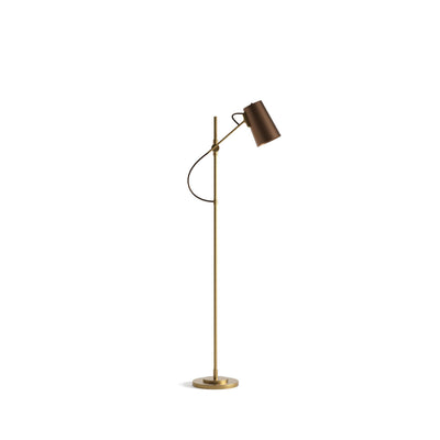 Dual Finish Adjustable Floor Lamp-Light-Dekorate Store
