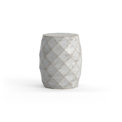 Hexaseive White Accent Table-Table-Dekorate Store