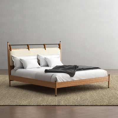 Rustia Wooden bed-Dekorate Store