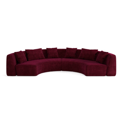 Sapphire Curved Sofa-Sofa-Dekorate Store