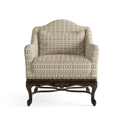 Antique Upholstered Armchair-Chair-Dekorate Store