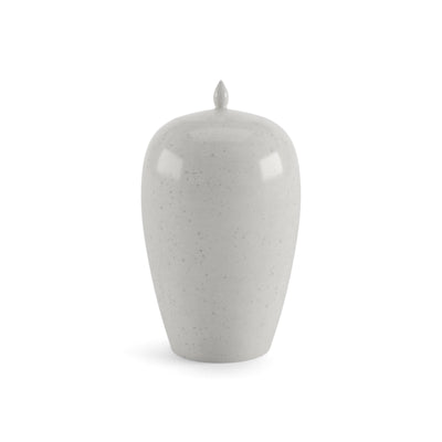 White Ceramic Jar-Accessories-Dekorate Store
