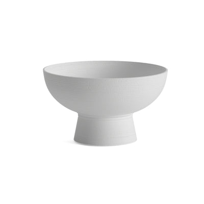 White Pedestal Bowl-Accessories-Dekorate Store