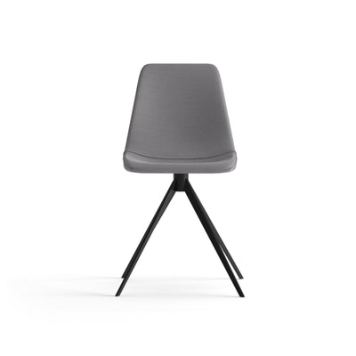 Petite Grey Swivel Dining Chair-Chair-Dekorate Store