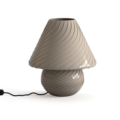 Swirl Glass XL Table Lamp-Light-Dekorate Store